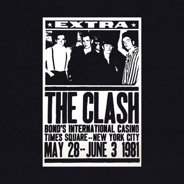 Vinatge 1981 The Clash by Kena Ring Arts